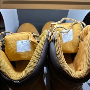 Brown and Tan Boots